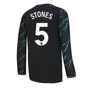 Manchester City John Stones #5 Tredje trøje 2023-24 Lange ærmer